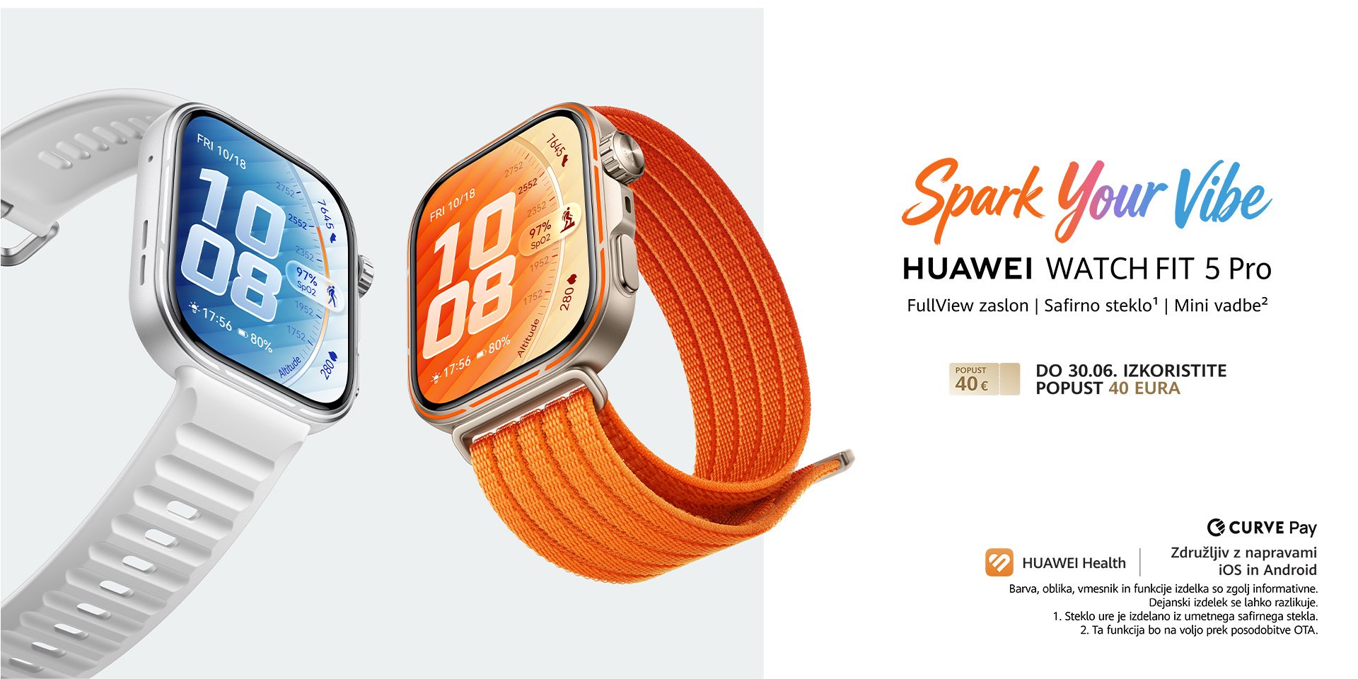 Huawei watch fit 5 pro akcija